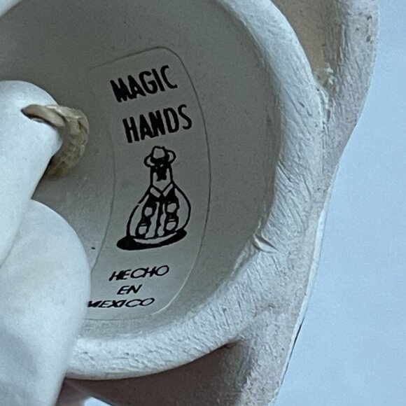 Ceramic Angel Dangle Legs Hanging Christmas Tree Ornament Wings Gold - Picture 5 of 6